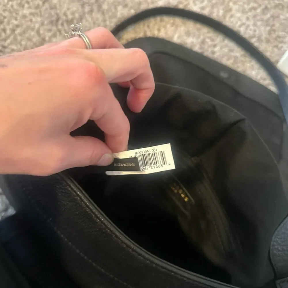 Marc Jacobs Empire City Black Leather Crossbody Bag